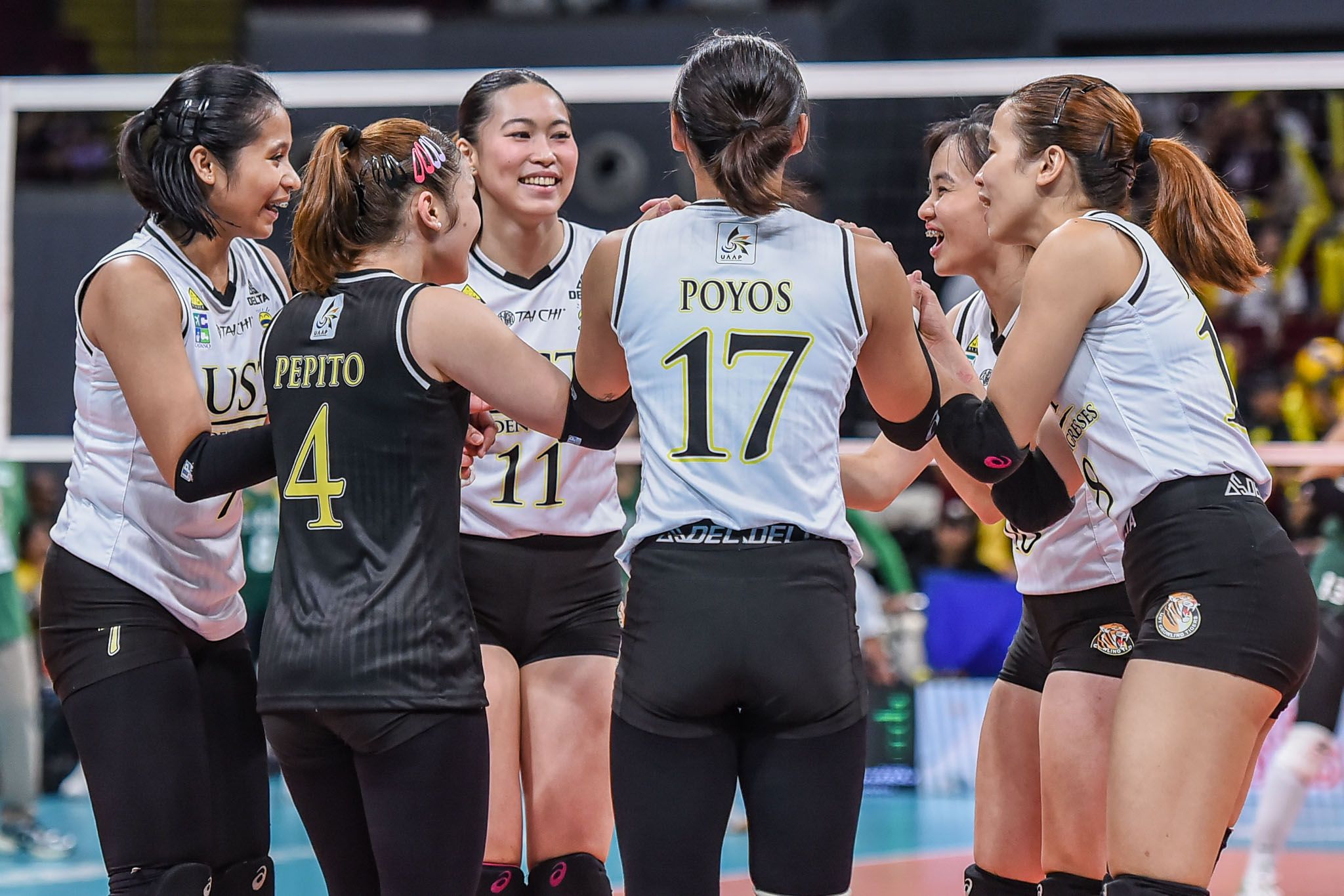 University of Santo Tomas in UAAP Season 87 women’s volleyball. Photo from UAAP Media.